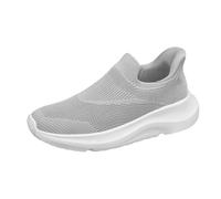 Mens Breathable Mesh Slip On Walking Shoes Lightweight Knit Casual Sneakers with Soft Cushioned Sole for All-Day Comfort