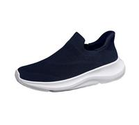 Mens Breathable Mesh Slip On Walking Shoes Lightweight Knit Casual Sneakers with Soft Cushioned Sole for All-Day Comfort