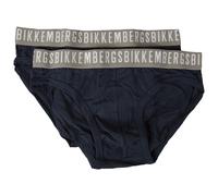 Men's briefs BIKKEMBERGS 2-piece pack visible elastic stretch cotton underwear a
