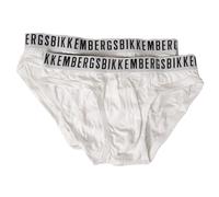 Men's briefs BIKKEMBERGS 2-piece pack visible elastic stretch cotton underwear a