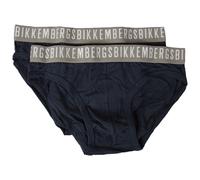 Men's briefs BIKKEMBERGS 2-piece pack visible elastic stretch cotton underwear a