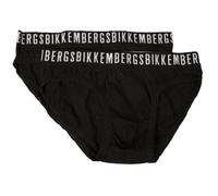 Men's briefs BIKKEMBERGS 2-piece pack visible elastic stretch cotton underwear a