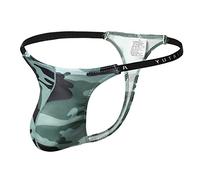 Mens Briefs Camouflage Mens Underwear Sexy Low Rise G String Elephant Pouch Jockstrap Erotic G-Strings & Thongs Bikini Bottoms for Stag Do Fancy Dress Costume