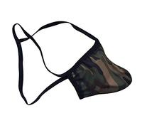 Men's Briefs Slips Bulge Pouch Underwear Mesh G-Strings Mens Sexy Briefs Boxer Brief Shorts Bikini Briefs Pouch Underwear Camouflage