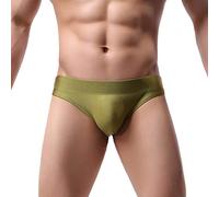 Men's Briefs Underwear Athletic Supporter Underpants Low Rise Hipster Briefs Classic Stretch Underwear Pant Soft Breathable Slips Underwear Sexy Bulge Pouch Briefs for Everyday Essential Green