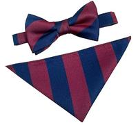Men's Brigade of Guards Regimental Bow Tie & Hanky Set