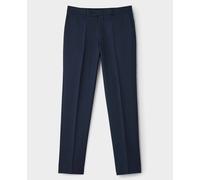 Men's Bright Navy Wool Blend Tailored Suit Trousers - Size: 38" x 32" - Savile Row Company