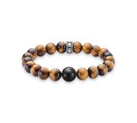 Mens Brown Bead Bracelet