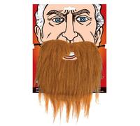 Mens Brown Fancy Dress Beard