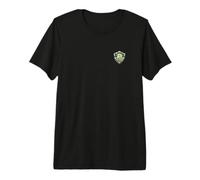 Mens BTC Shield Coin Emblem for Crypto Fans Premium T-Shirt