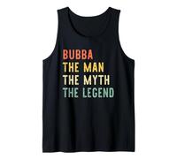 Mens Bubba The Man The Myth The Legend Retro Vintage Tank Top