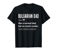 Mens Bulgarian Dad Definition Design - Funny Bulgarian Daddy Flag T-Shirt