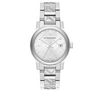 Mens Burberry The City Engraved Check Watch BU9037
