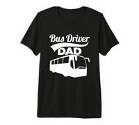 Mens Bus Driver Father School Tour Father's Day Premium T-Shirt