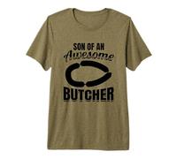 Mens Butcher Boy Meat Enthusiast Meat Premium T-Shirt