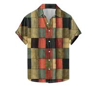 Men's Button Down Shirt Short Sleeve Casual Shirt for Men Summer Business Casual Dress Shirt