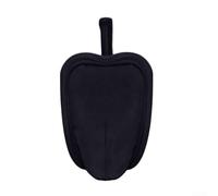 Men's C-String, Heart-Shaped Invisible Thong Underwear Briefs Pouch Lingerie Minimalist Design(Black)