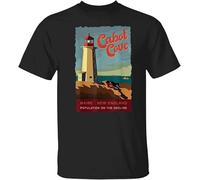 Men's Cabot Cove Maine Population On The Decline Men & T-Shirt Black