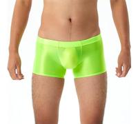 Men's Calecon, Le Slip Francais Men's Boxer Briefs in Shiny Satin and Transparent Smooth and Shiny Underwear