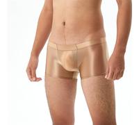 Men's Calecon, Le Slip Francais Men's Boxer Briefs in Shiny Satin and Transparent Smooth and Shiny Underwear
