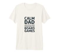 Mens Calm Dad with A Passion for Board Games Fan Premium T-Shirt