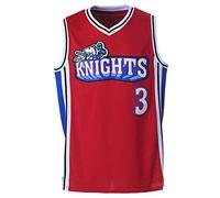 Mens Calvin Cambridge Shirts #3 LA Knights Basketball Jersey, Red, Large