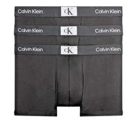 Mens Calvin Klein 3 pack Classic 1996 Microfiber Black Low rise trunks Large