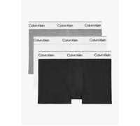 Calvin Klein Men's 3-Pack Modern Cotton Boxer Trunks, Black/Grey/White - Size: 37/36/32