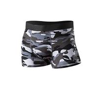 Mens Camo Briefs Mens Cotton Boxers Loose Fit Boxers Plain Medium Stretchy Men'S Underwear Trunks Soft Breathable Boxer Briefs With Built-In Ballpark Pouch Support Ultra Men Underwear