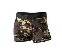 Mens Camo Briefs Mens Cotton Boxers Loose Fit Boxers Plain Medium Stretchy Men'S Underwear Trunks Soft Breathable Boxer Briefs With Built-In Ballpark Pouch Support Ultra Men Underwear