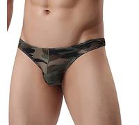 Mens Camo Briefs Mens Low Rise Bikini Briefs Sexy Camouflage Underwear Bulge Pouch Bikini Underwear Quick Dry Swim Trunks Lightweight Training Underpants With Jockstraps Athletic Supporter Panties
