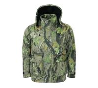 Men's Camo Jacket | Camouflage Jacket Ideal For Outdoor Sports | Fishing Jacket | Hunting Jacket | Camo Coat Removable Hood | Cartridge Pocket (UK, Alpha, L, Regular, Regular, God's Country Camo)