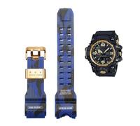 Men's Camouflage Resin Retrofitting Strap Fit for Casio G-SHOCK GWG-1000(GWG-Camo Blue-G)