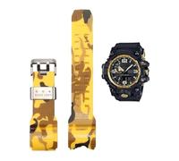 Men's Camouflage Resin Retrofitting Strap Fit for Casio G-SHOCK GWG-1000(GWG-Camo Yellow-S)