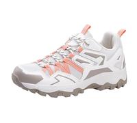 Mens Camping Shoes Mens Hiking Trainers Waterproof Outdoor Walking Shoes Shock Absorbing Running Trainers Outdoor Trekking Sneakers Grippy Outsole Fishing Sneakers Couple Sport Shoe Orange