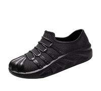 Mens Camping Shoes| Mens Rock Climbing Shoes| Outdoor Work Shoe| Slip On Wedge Shoe| Leisure Sport Trainers| Comfortable Chef Trainers| Ligtweight Walking Sneakers| Low Rise Trekking Sneakers Black
