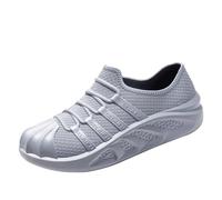 Mens Camping Shoes| Mens Rock Climbing Shoes| Outdoor Work Shoe| Slip On Wedge Shoe| Leisure Sport Trainers| Comfortable Chef Trainers| Ligtweight Walking Sneakers| Low Rise Trekking Sneakers Grey