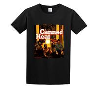 Men's Canned Heat T-Shirt Print Tees Short Sleeve O Neck L Black