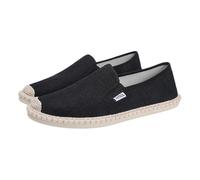 Men's Canvas Slip On Casual,Low Top Slip On Canvas Shoes Men,Wear Resistant,Lightweight,Easy to Put On and Take Off,Suitable for Walking,Traveling,Playing at The Beach Black