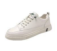 Mens Canvas Trainers - Casual Shoes Low Top Trainers Breathable Casual Walkingshoe Canvas Trainers Lace Up Trainers Sneakers Skate Shoe Non-Slipmens Sport and Outdoor Sneaker Beige
