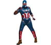 Mens Captain America Brave New World Costume Deluxe Adult Marvel Avengers Stag