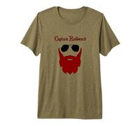 Mens Captain Redbeard for Redhead Aviator Premium T-Shirt
