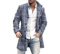 Mens Cardigans Button Through Mens Trench Coat Short Cable Knitted Sweater Single Breasted Open Front Cardigans Winter Soft Outwear Warmth Autumn Overcoat Casual Stand Collar Overcoat
