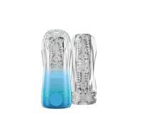 Men's Care Relaxation Tool - Soft Silicone Massager, Manual Self-Controlled Speed for Endurance Training(1pc- Blue)