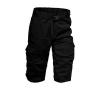 Mens Cargo Combat Shorts 3/4 Length with Multi Pockets Elasticated Waist Small to 5XL 3/4 Long Summer Shorts Three Quarter Cargo Pockets Soft Lightweight Pants Elasticated Waist Below The Knee Short