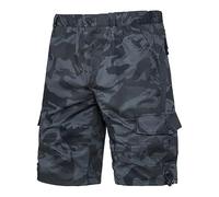 Men's Cargo Shorts Baggy Fit Short Trousers Large Size Bermuda Shorts with Multiple Pockets Knee-Length Chino Shorts Elastic Waist Button Placket Work Shorts Leisure Shorts Hiking Shorts Running