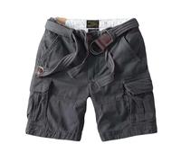 Mens Cargo Shorts with Pockets, Chino Shorts Men Loose Fit Military Combat Half Pants Solid Color Short Cargo Pants Casual Summer Beach Short Bottoms for Beach, Golf, Walking & Outdoors