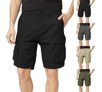 Mens Cargo Shorts Work Shorts Men Stretch Fit Utility Army Short Performance Combat Short Lightweight Hiking Trunk Outdoor Sport Trunks Safety Workwear Trunks Durable Stretch Trunk Construction Jorts