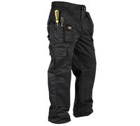 Mens Cargo Trousers Lee Cooper Workwear Heavy Duty Knee Pad Pocket Combat Work
