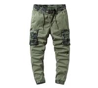 Mens Cargo Trousers Track Suit Bottoms Joggers Straight Leg Sweatpants Open Bottom Lounge Pants with Pockets Plain Jogging Yoga Gym Sports Trousers Smart Workwear Bottom Soft Comfy Lounge Pants